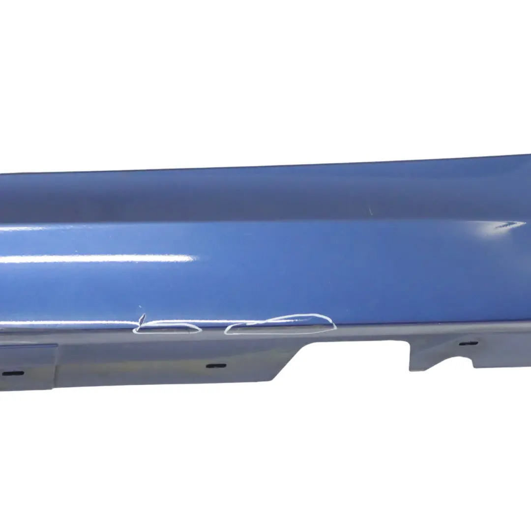  Seitenschweller BMW E90 LCI Links Zierleiste E91 Montegoblau Blau - A51 - SKU 0037059-MTB2 - Teilenummer 0037059