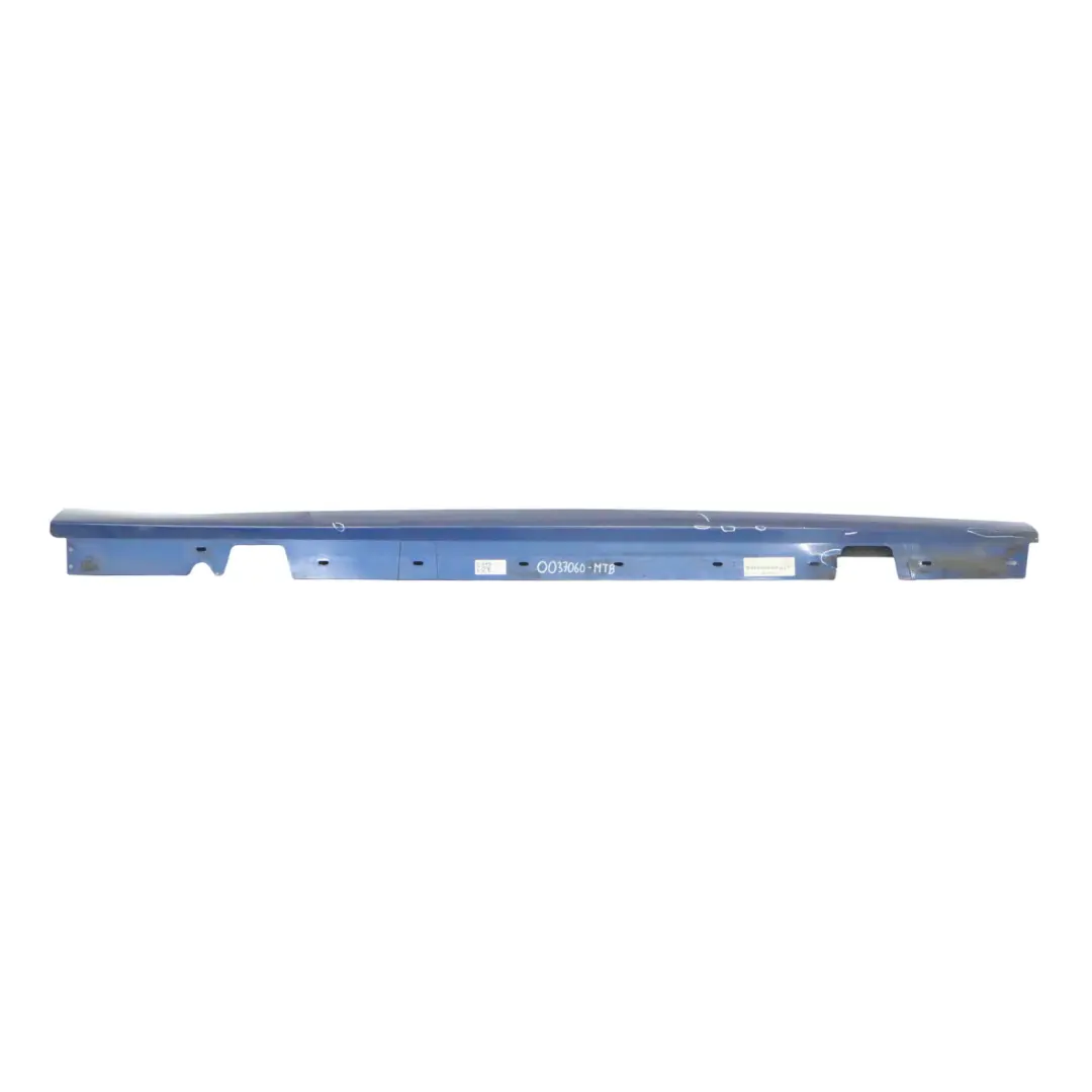 BMW E90 E91 LCI Striscia Davanzale Gonna Laterale Destra Montegoblau Blue - A51 - SKU 0037060-MTB - Numero di parte 0037060
