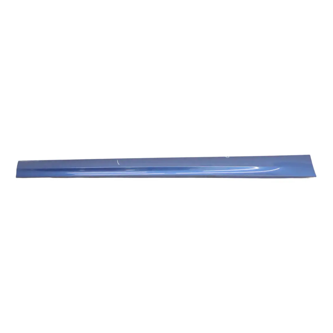 BMW E90 E91 LCI Striscia Davanzale Gonna Laterale Destra Montegoblau Blue - A51 - SKU 0037060-MTB - Numero di parte 0037060