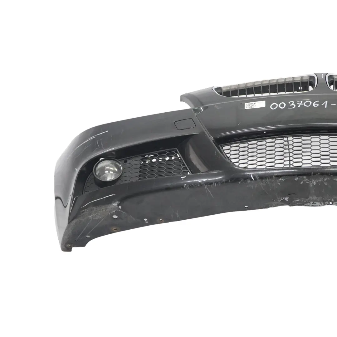 BMW E90 E91 LCI M Sport Complete Front Bumper Trim Panel Black Sapphire - 475 - SKU 0037061-BS1 - Part number 0037061