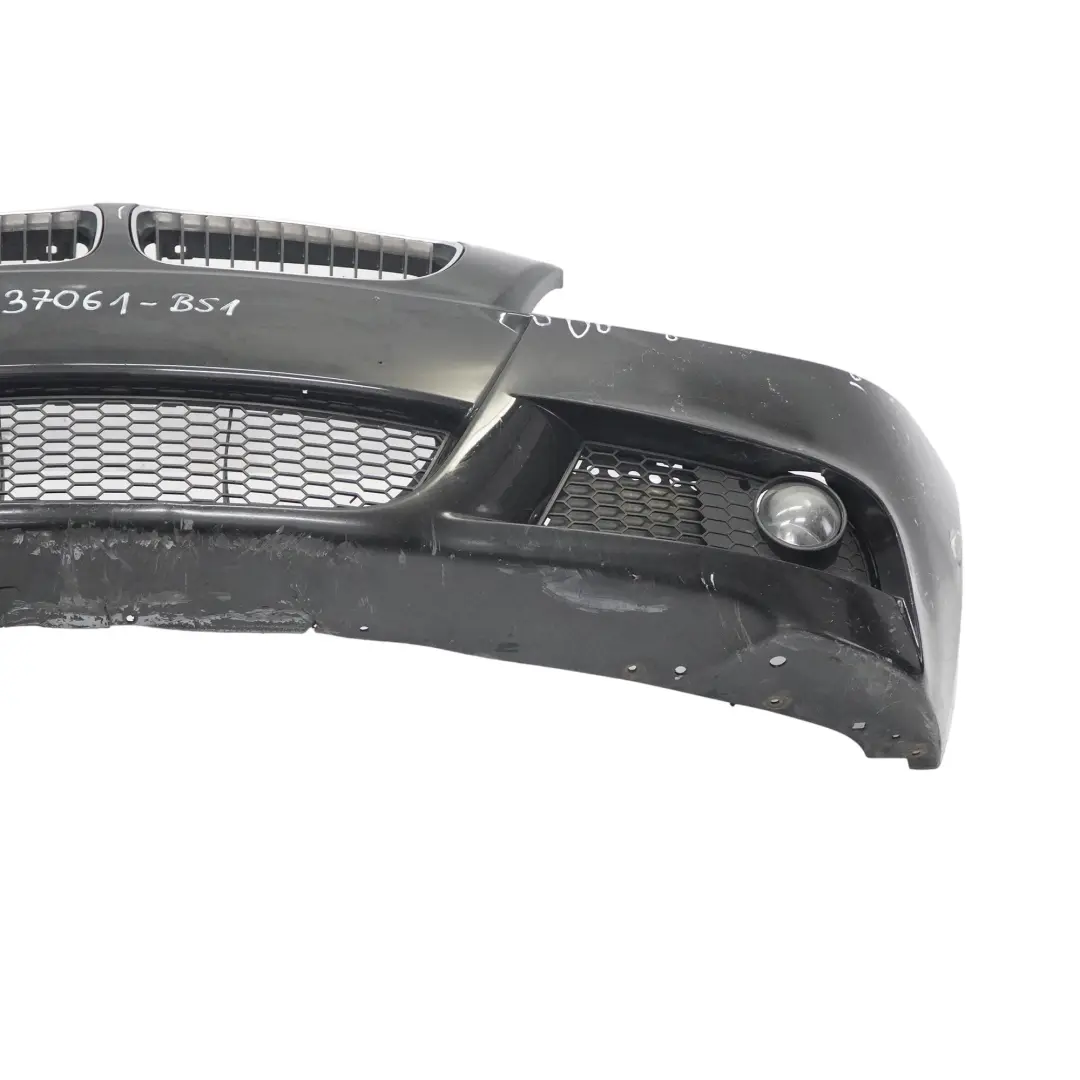 BMW E90 E91 LCI M Sport Complete Front Bumper Trim Panel Black Sapphire - 475 - SKU 0037061-BS1 - Part number 0037061