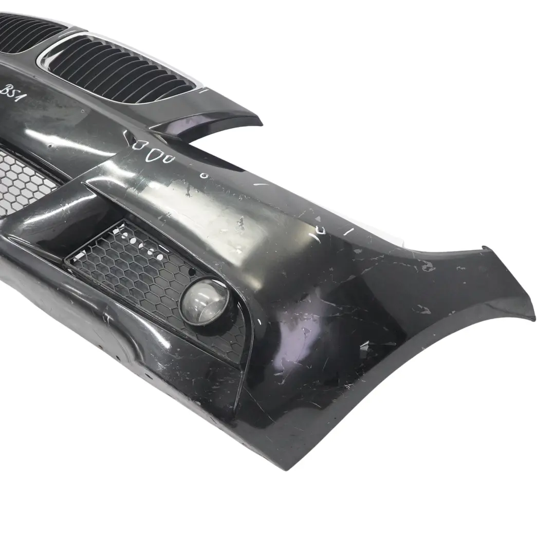 BMW E90 E91 LCI M Sport Complete Front Bumper Trim Panel Black Sapphire - 475 - SKU 0037061-BS1 - Part number 0037061
