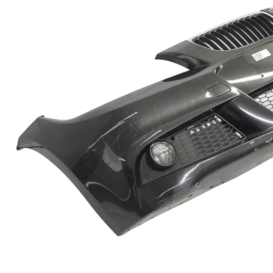 BMW E90 E91 LCI M Sport Complete Front Bumper Trim Panel Black Sapphire - 475 - SKU 0037061-BS1 - Part number 0037061