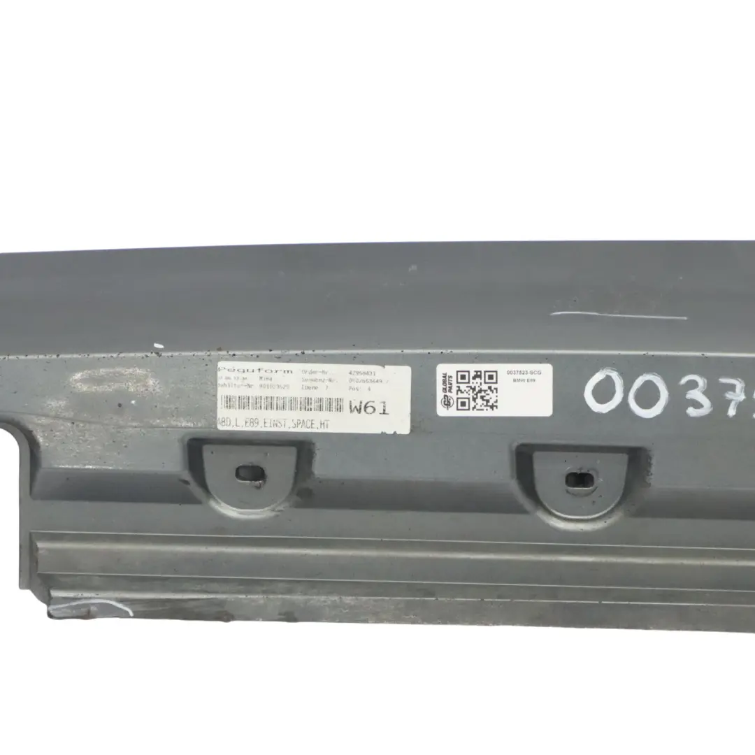 BMW Z4 E89 Side Skirt Front Left N/S Sill Strip Spacegrau Grey Metallic - A52 - SKU 0037523-SCG - Part number 0037523