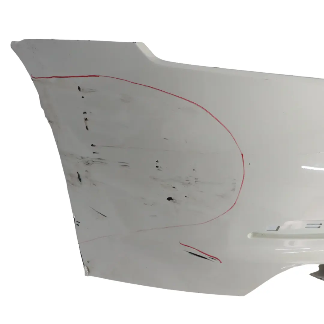 Bumper Trim Panel Alpinweiss White - 300 to BMW Z4 E89 Convertible Roadster Rear with Part number 0038581 BMW Z4 E89 Convertible Roadster Rear Bumper Trim Panel Alpinweiss White - 300 - SKU 0038581-AW - Part number 0038581