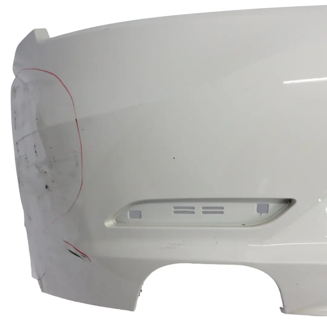 Bumper Trim Panel Alpinweiss White - 300 to BMW Z4 E89 Convertible Roadster Rear with Part number 0038581 BMW Z4 E89 Convertible Roadster Rear Bumper Trim Panel Alpinweiss White - 300 - SKU 0038581-AW - Part number 0038581