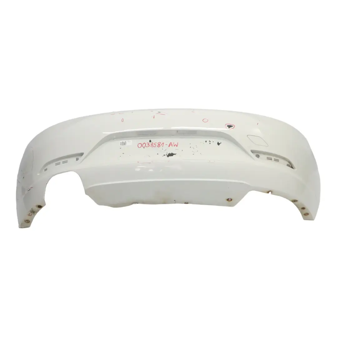 Bumper Trim Panel Alpinweiss White - 300 to BMW Z4 E89 Convertible Roadster Rear with Part number 0038581 BMW Z4 E89 Convertible Roadster Rear Bumper Trim Panel Alpinweiss White - 300 - SKU 0038581-AW - Part number 0038581