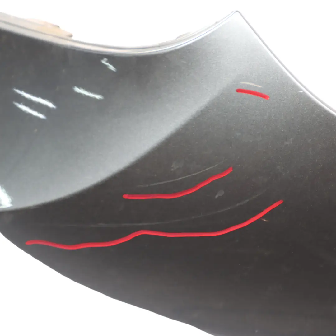BMW F20 F21 Bumper Rear Sport Line Trim Panel PDC Mineral Grey Metallic - B39 - SKU 0038878-MG - Part number 0038878
