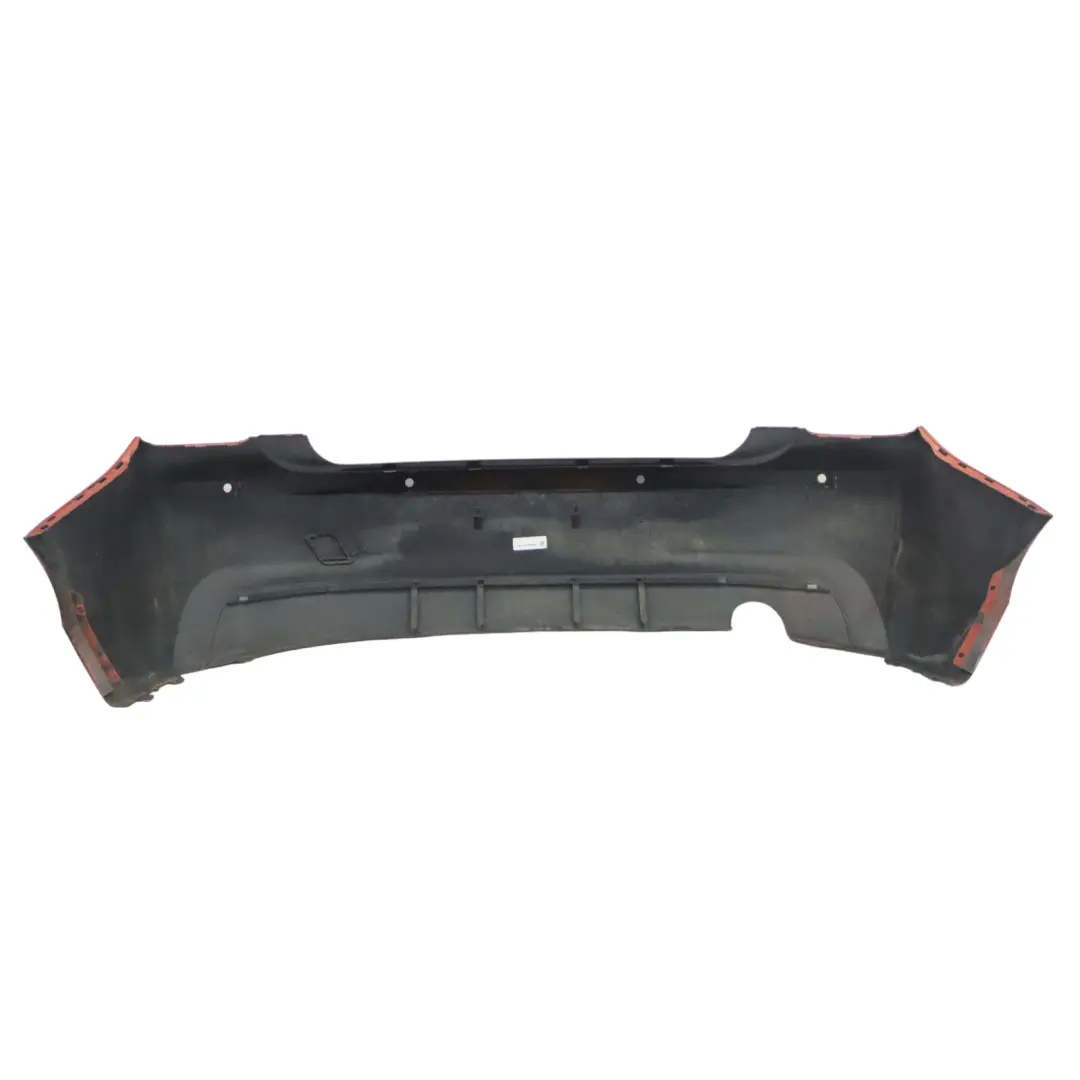 BMW F20 F21 Bumper Rear Sport Line Trim Panel Valencia Orange Metallic - B44 - SKU 0038878-ORG - Part number 0038878