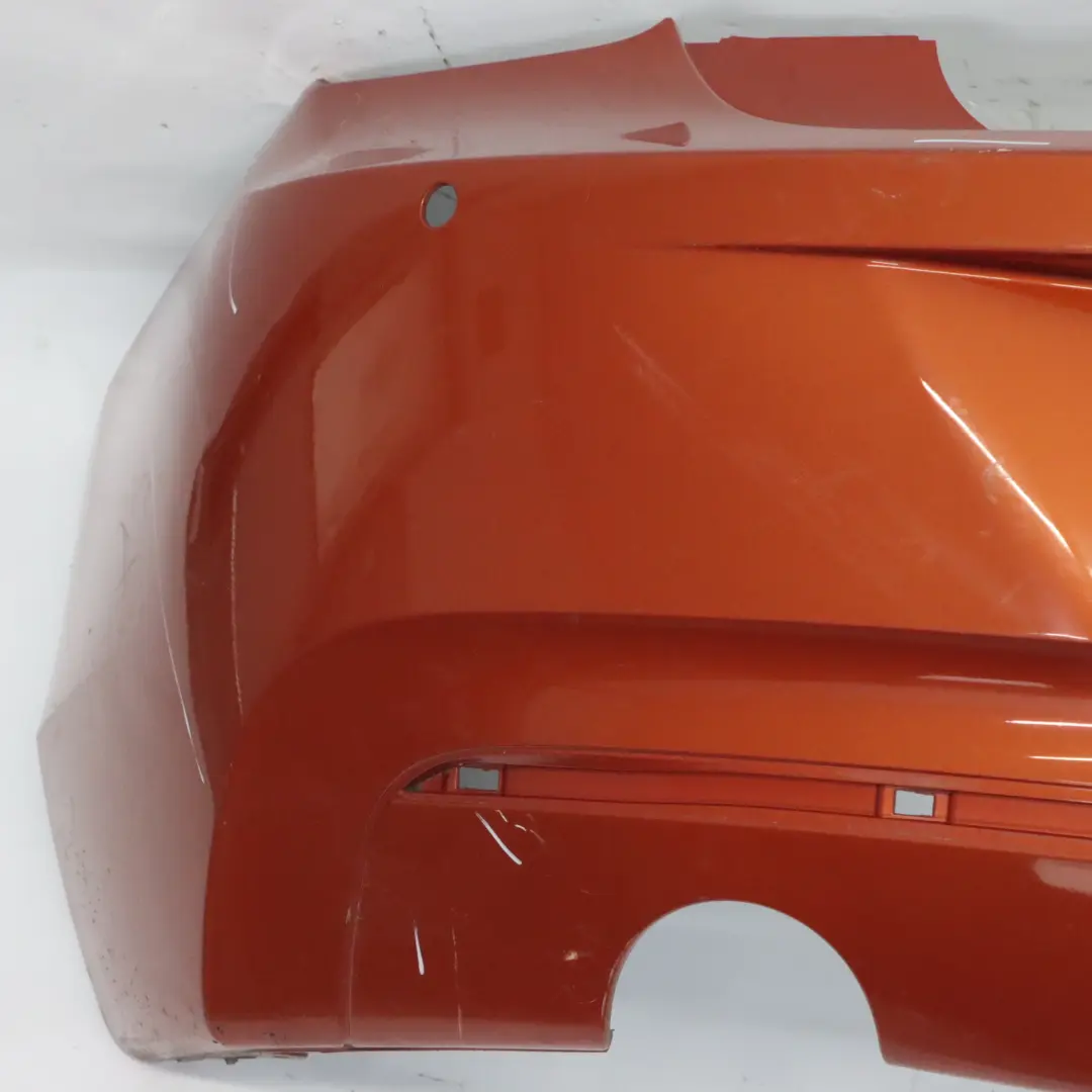 Bumper Rear Sport Line Trim Panel Valencia Orange Metallic - B44 to BMW F20 F21 with Part number 0038878 BMW F20 F21 Bumper Rear Sport Line Trim Panel Valencia Orange Metallic - B44 - SKU 0038878-ORG - Part number 0038878