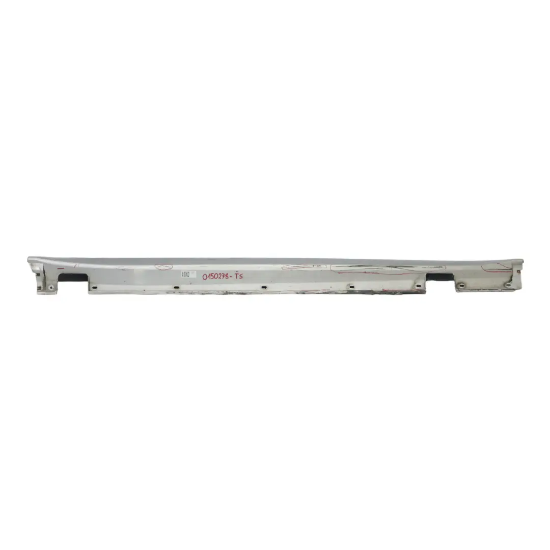 BMW E60 E61 Listello Portiera Apertura Gonna Dx Argento-Titanio Argento - 354 - SKU 0150278-TS - Numero di parte 0150278