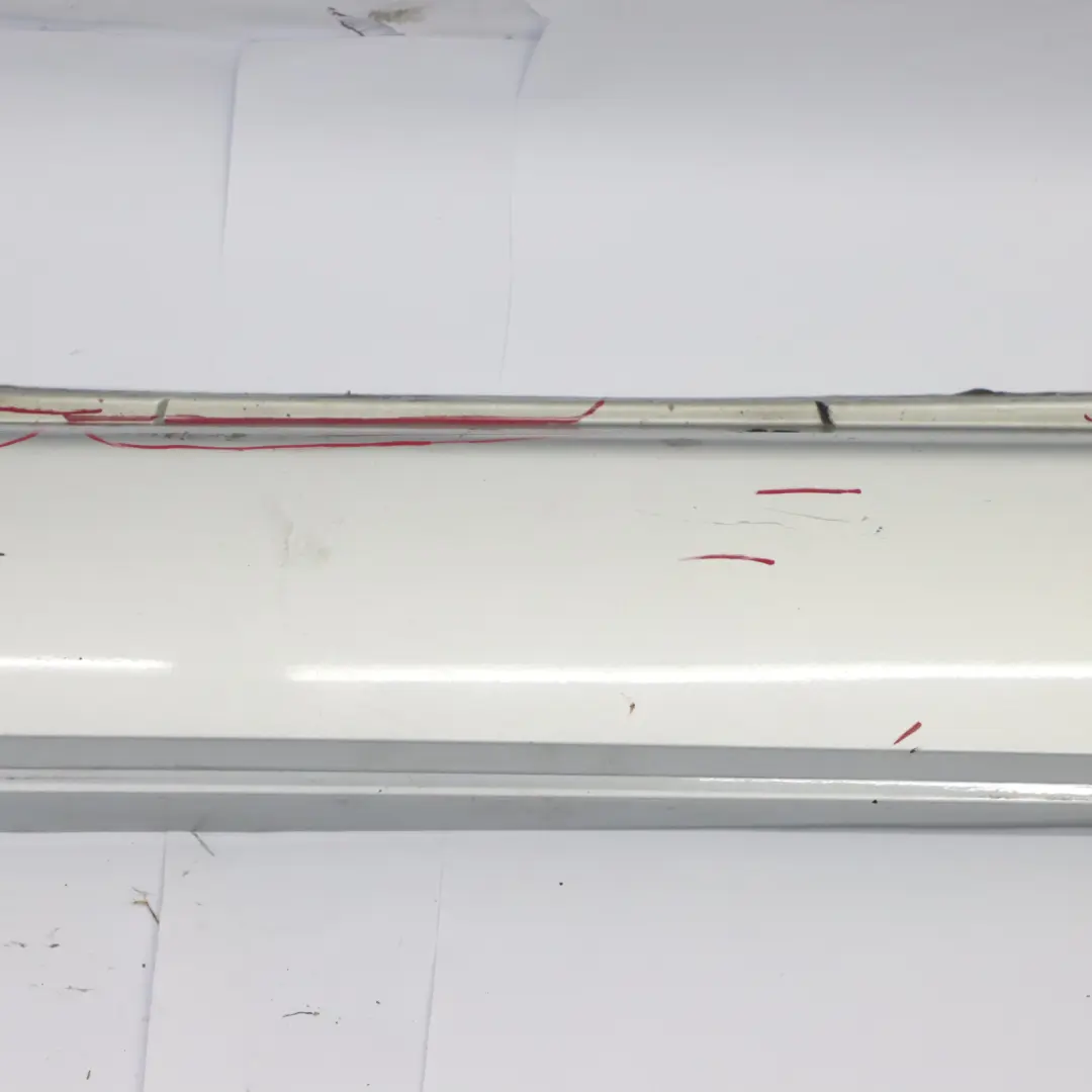 Door Sill Side Cover Skirt Right O/S Titansilber Silver Metallic 354 to BMW E60 E61 with Part number 0150278 BMW E60 E61 Door Sill Side Cover Skirt Right O/S Titansilber Silver Metallic 354 - SKU 0150278-TS - Part number 0150278