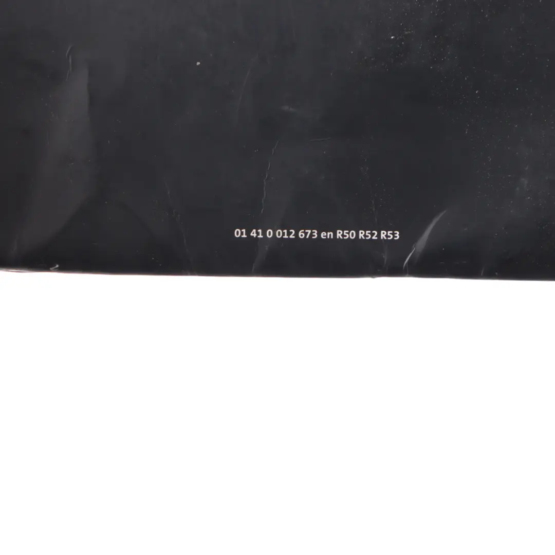 Mini R50 R52 R53 Service Booklet Emergency Handbooks Pouch Case Wallet - SKU 0157470 - Part number 0159123