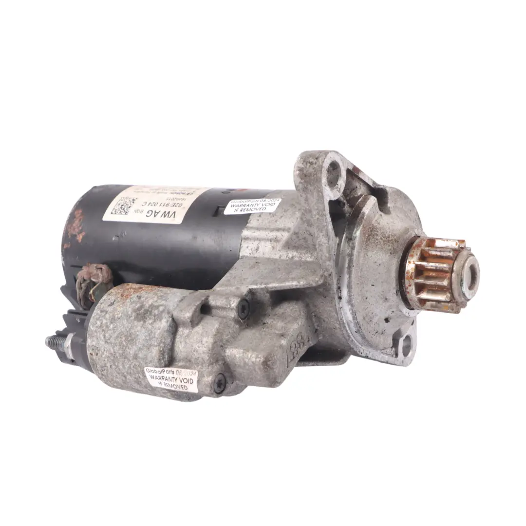  Motor de arranque Audi Q3 8U Volkswagen Passat B7 Motor de arranque - SKU 02E911024C - Número de pieza 02E911024C