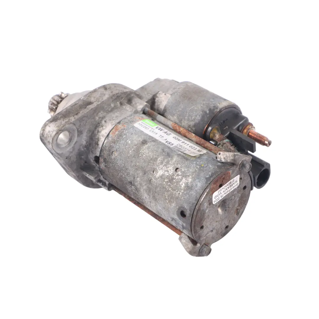 Volkswagen VW Golf Mk5 1.6 2.0 GTI Petrol Engine Starter Motor - SKU 02M911023M - Part number 02M911023M