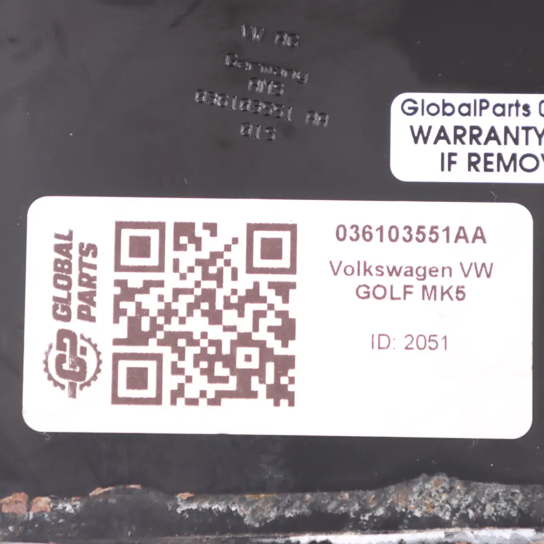Mk5 Motor Abstand Shalter Platte Riemen Abdeckung für Volkswagen Golf mit Teilenummer 036103551AA Volkswagen Golf Mk5 Motor Abstand Shalter Platte Riemen Abdeckung - SKU 036103551AA - Teilenummer 036103551AA