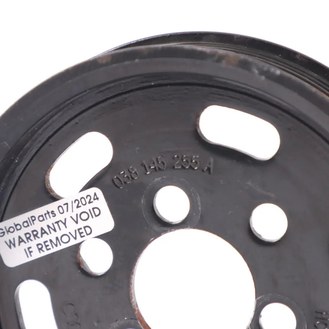 Steering Pump Pulley to Volkswagen Golf Seat Leon Audi TT Power with Part number 038145255A Volkswagen Golf Seat Leon Audi TT Power Steering Pump Pulley - SKU 038145255A - Part number 038145255A