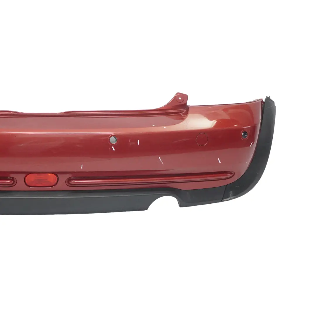 Bumper PDC Trim Panel Covering Solar Red Metallic - A47 to Mini R50 Rear with Part number 0393501 Mini R50 Rear Bumper PDC Trim Panel Covering Solar Red Metallic - A47 - SKU 0393501-SRE1 - Part number 0393501