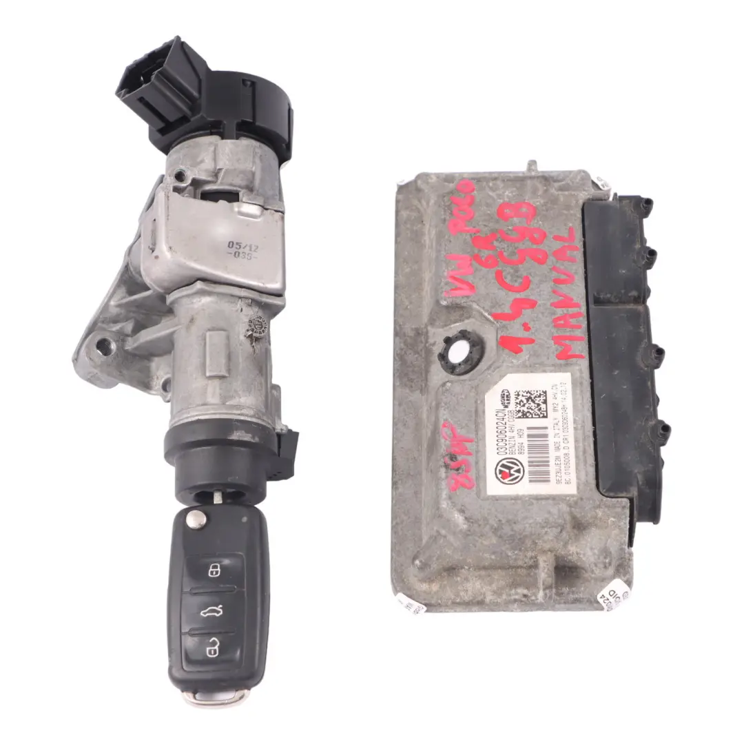 CGGB 85HP Unidad de Control del Motor Kit ECU Manual para VW Polo 6R 1.4 con número de pieza 03C906024CN VW Polo 6R 1.4 CGGB 85HP Unidad de Control del Motor Kit ECU Manual - SKU 03C906024CN - Número de pieza 03C906024CN