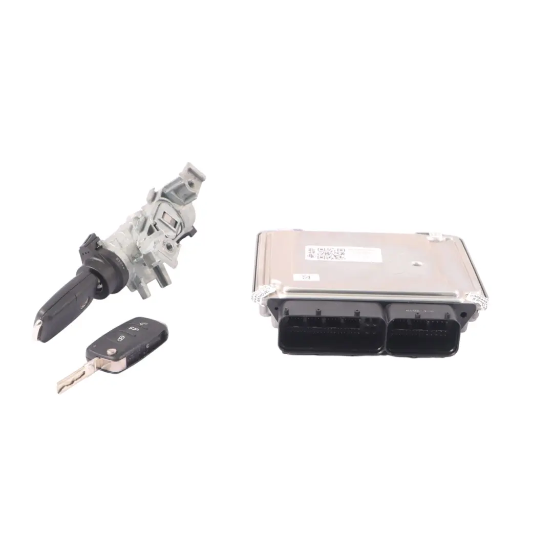 VW Volkswagen Touran 1T 1.4 TSI CAVC Zestaw ECU + 2 Klucze - SKU 03C906027DA-1 - Numer Części 03C906027DA