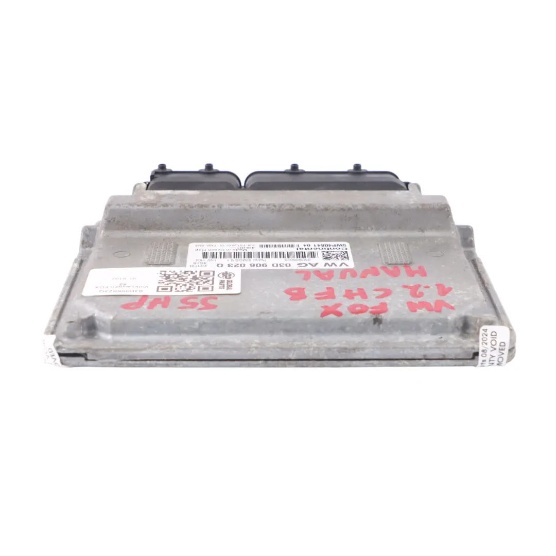 Gasolina CHFB 55HP Motor Control ECU Manual para Volkswagen Fox 1.2 con número de pieza 03D906023Q Volkswagen Fox 1.2 Gasolina CHFB 55HP Motor Control ECU Manual - SKU 03D906023Q - Número de pieza 03D906023Q