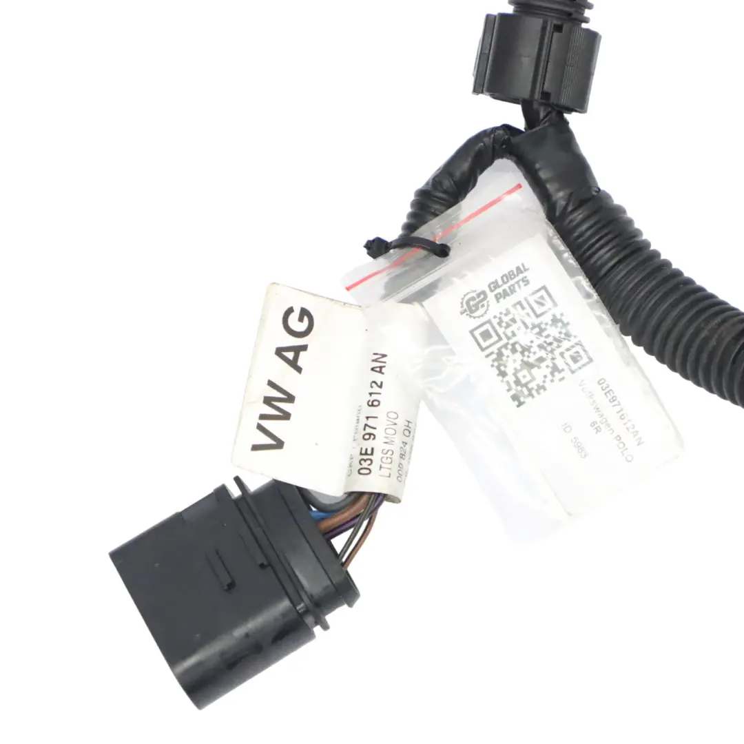 Volkswagen Polo Mk5 6R 1.2 CGPB Motor Kabelbaum Kabel - SKU 03E971612AN - Teilenummer 03E971612AN