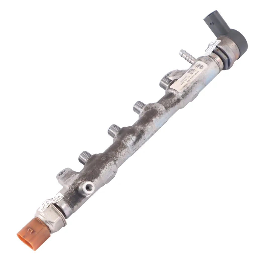 Audi A3 8P 2.0 TDI Diesel Fuel Injector Rail Line Distributor - SKU 03L130089P - Part number 03L130089P