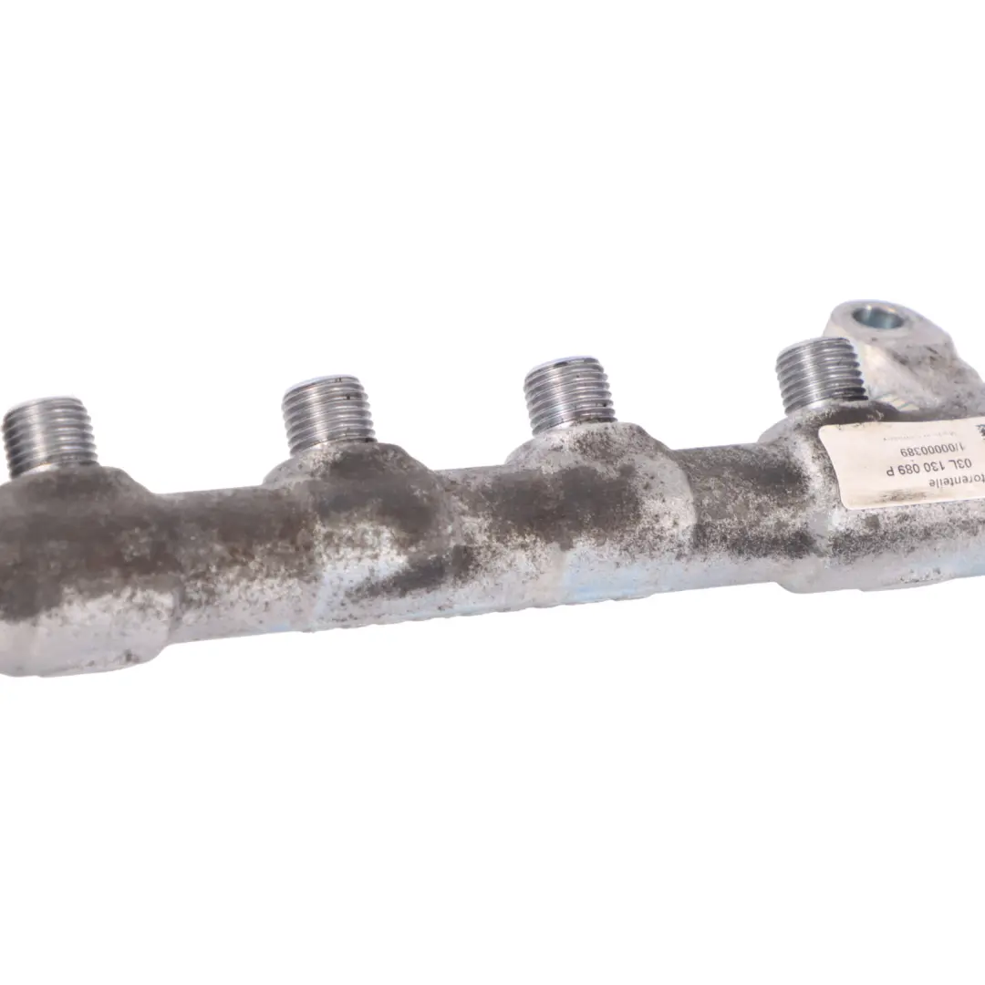 Audi A3 8P 2.0 TDI Diesel Fuel Injector Rail Line Distributor - SKU 03L130089P - Part number 03L130089P