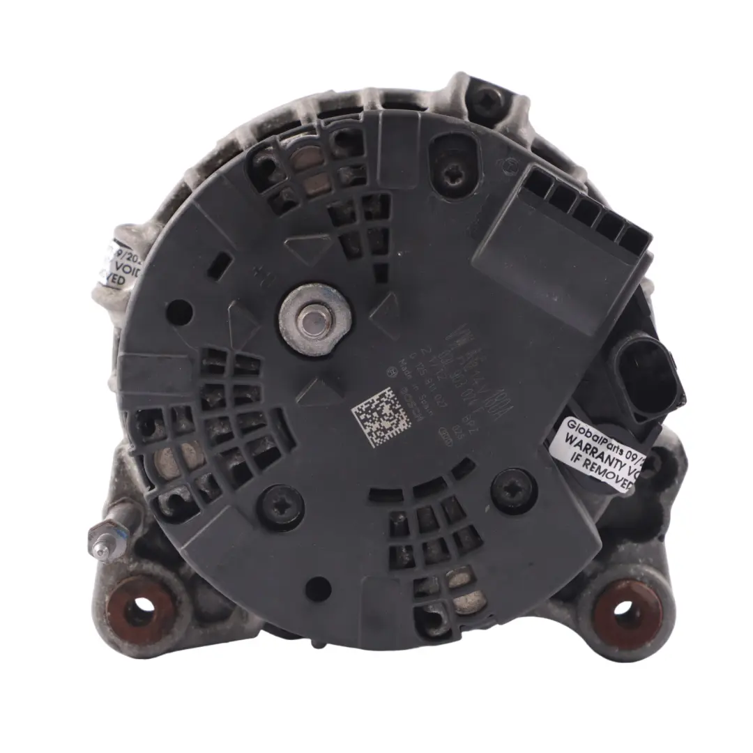  Alternator Volkswagen VW Sharan 2.0 TDI Engine Alternator 180A Bosch - SKU 03L903024F - Part number 03L903024F