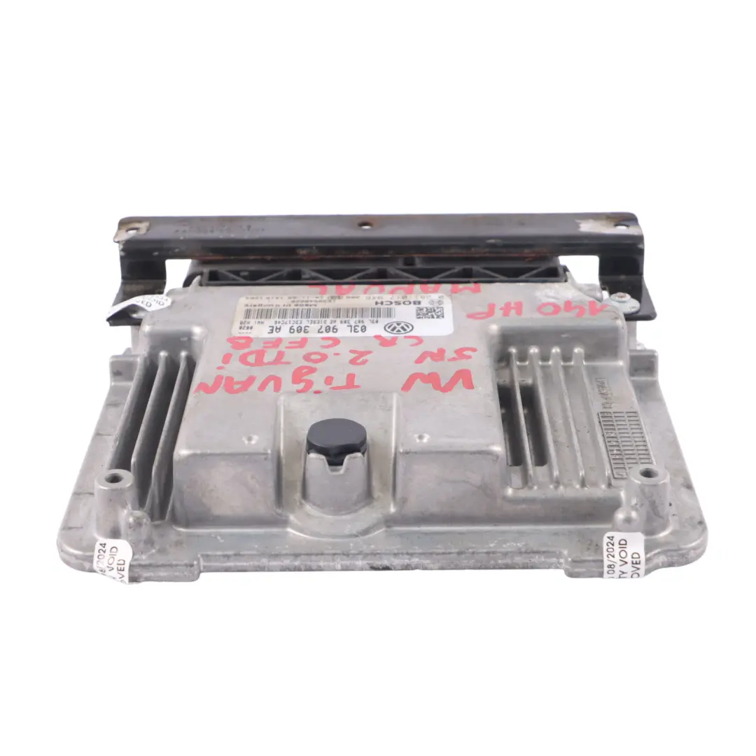 VW Volkswagen Tiguan 2.0 TDI CFFB 140HP Motorsteuergerät ECU - SKU 03L907309AE - Teilenummer 03L907309AE