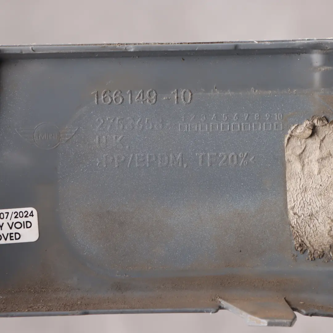 Front Bumper Trim Panel Right O/S Pepper White 850 to Mini Cooper One R55 R56 R57 with Part number 0430226 Mini Cooper One R55 R56 R57 Front Bumper Trim Panel Right O/S Pepper White 850 - SKU 0430226-PW - Part number 0430226