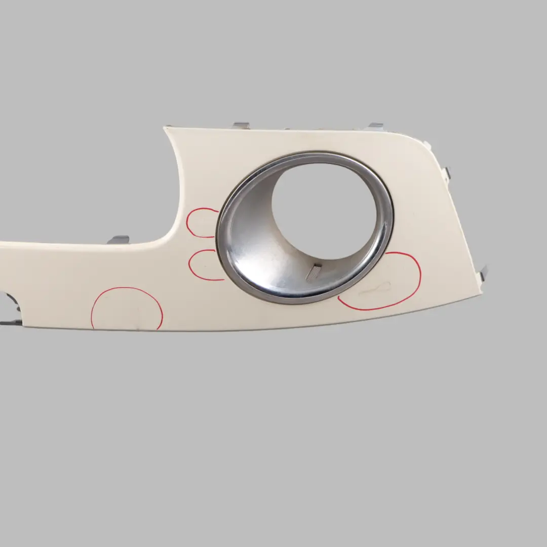 Mini Cooper One R55 R56 R57 Front Bumper Trim Panel Right O/S Pepper White 850 - SKU 0430226-PW - Part number 0430226
