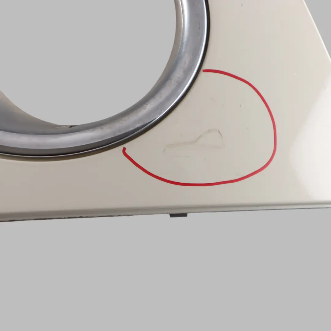 Front Bumper Trim Panel Right O/S Pepper White 850 to Mini Cooper One R55 R56 R57 with Part number 0430226 Mini Cooper One R55 R56 R57 Front Bumper Trim Panel Right O/S Pepper White 850 - SKU 0430226-PW - Part number 0430226