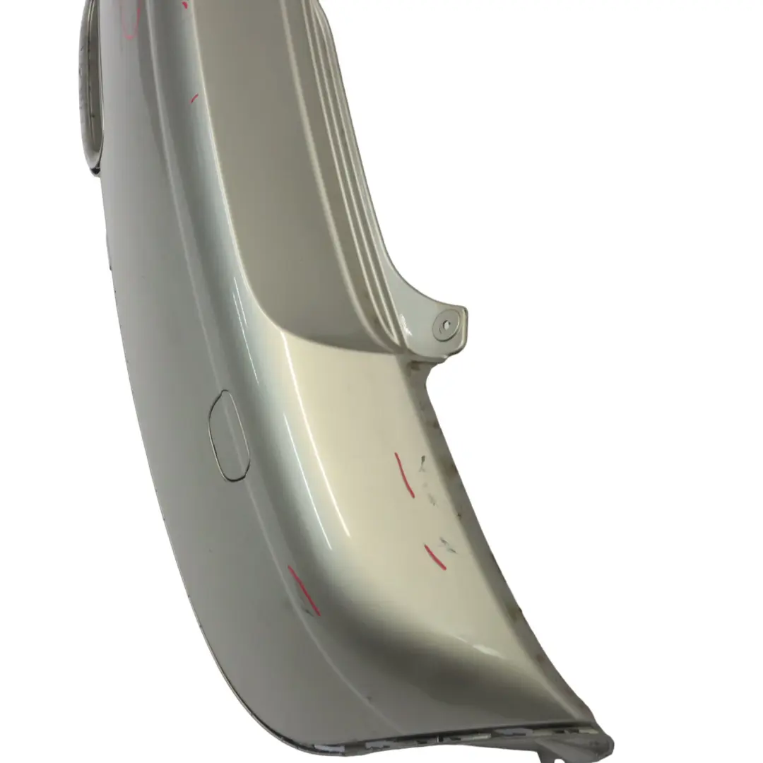 Paraurti posteriore completo pannello Sparkling Silver - A60 per Mini R56 R57 con numero di parte 0430249 Mini R56 R57 Paraurti posteriore completo pannello Sparkling Silver - A60 - SKU 0430249-SS - Numero di parte 0430249