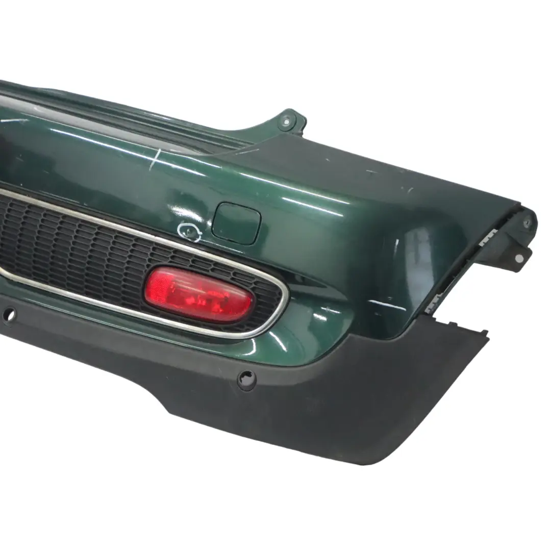 Bumper Cooper S Trim Panel British Racing Green - A67 to Mini R56 R57 Rear with Part number 0430252 Mini R56 R57 Rear Bumper Cooper S Trim Panel British Racing Green - A67 - SKU 0430252-BRG - Part number 0430252