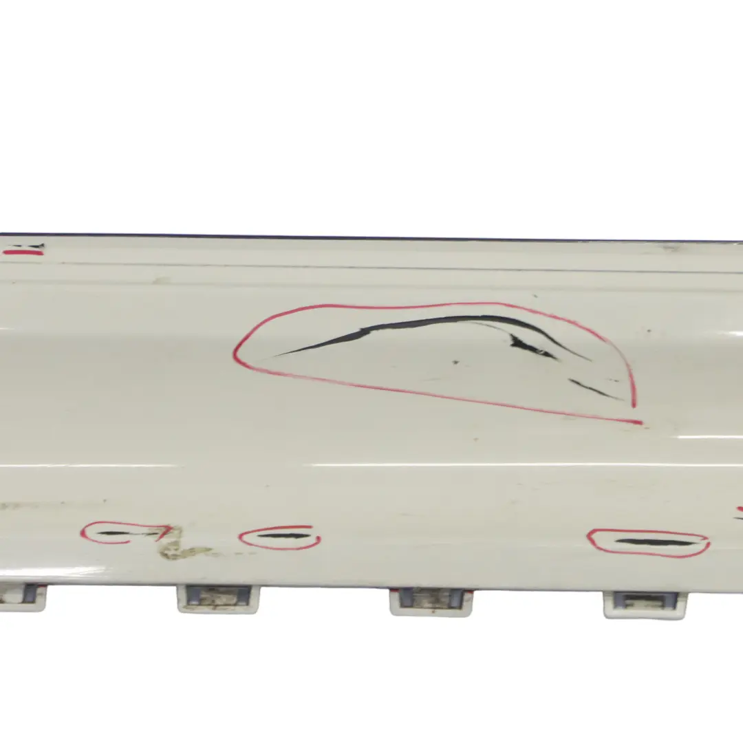 Mini R56 R57 Faldón Lateral Aerokit Izquierdo Tapa Alféizar Pepper Blanco - 850 - SKU 0430299-PW1 - Número de pieza 0430299