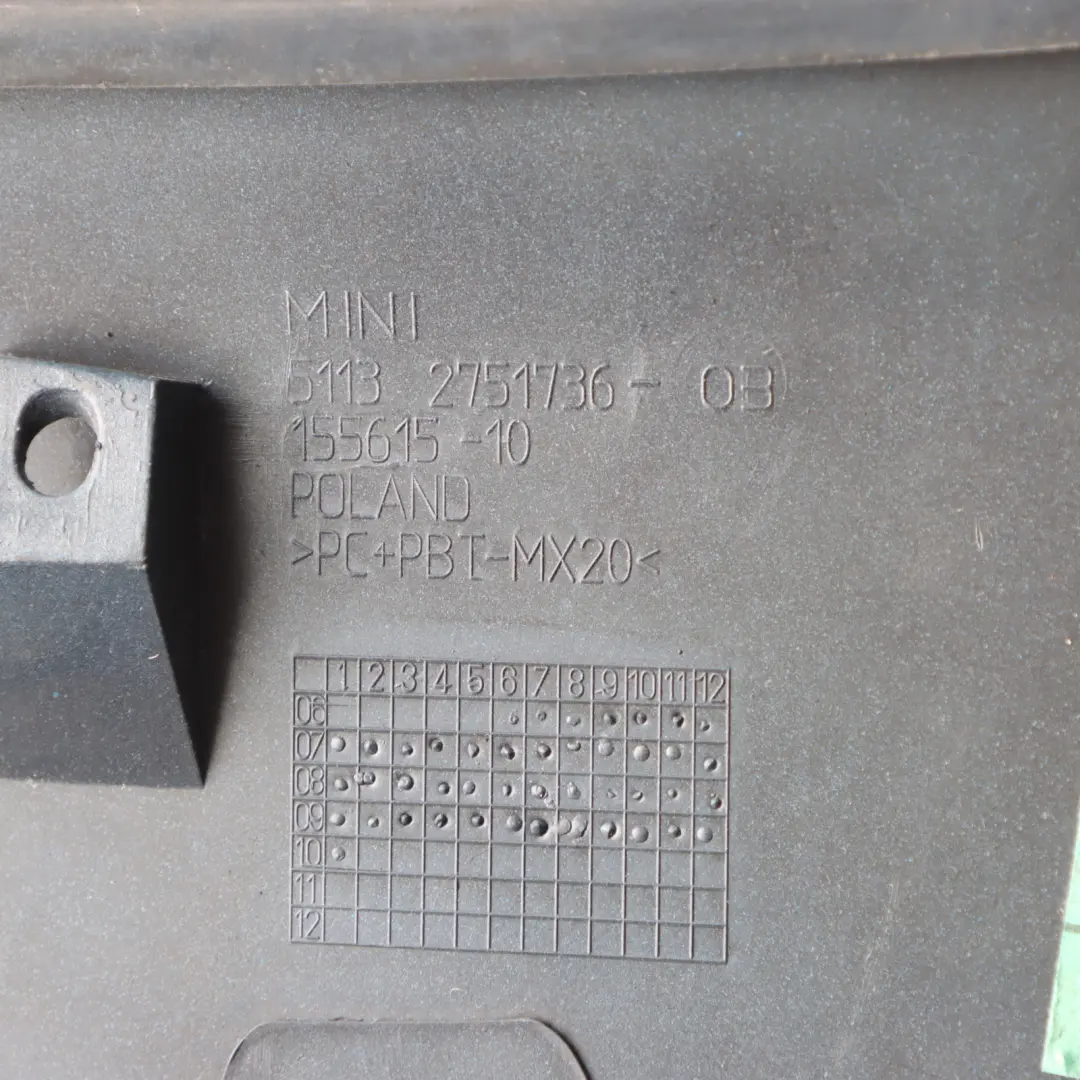 Inlet Grille Bonnet Hood Scoop Laser Blue to BMW Mini Cooper S R55 R56 R57 Air with Part number 0430302 BMW Mini Cooper S R55 R56 R57 Air Inlet Grille Bonnet Hood Scoop Laser Blue - SKU 0430302-LAB1 - Part number 0430302