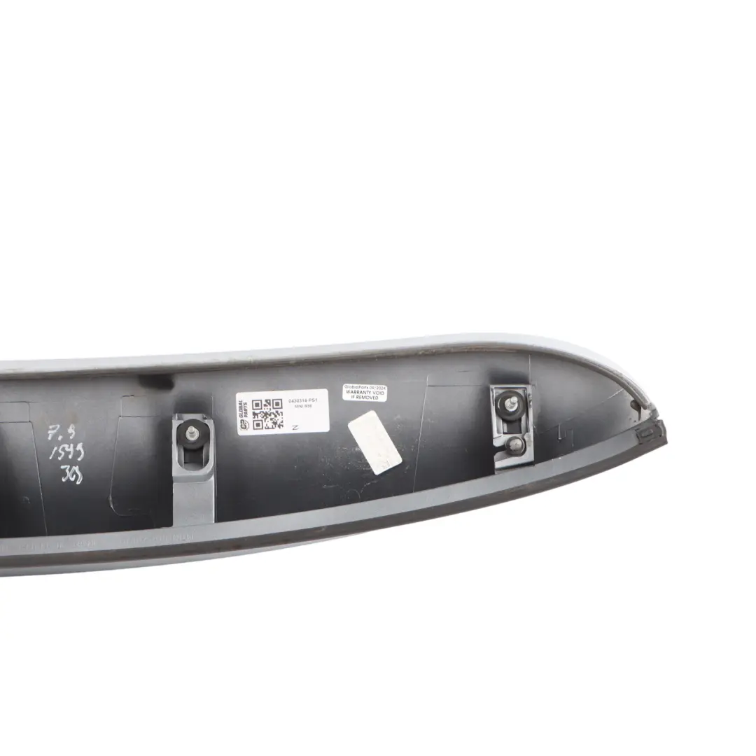 BMW Mini Cooper One R56 Becquet arrière Argent Pur Métallisé - 900 7148913 - SKU 0430314-PS1 - Numéro de pièce 0430314