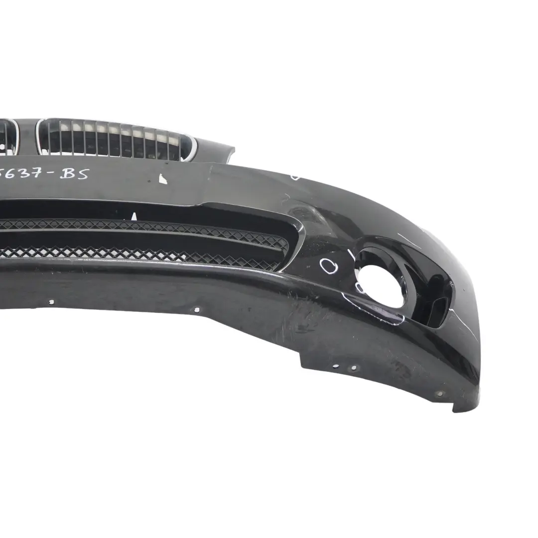  Front Bumper BMW E81 E87 M Sport Aerokit Trim Panel Black Sapphire - 475 - SKU 0445637-BS - Part number 0445637