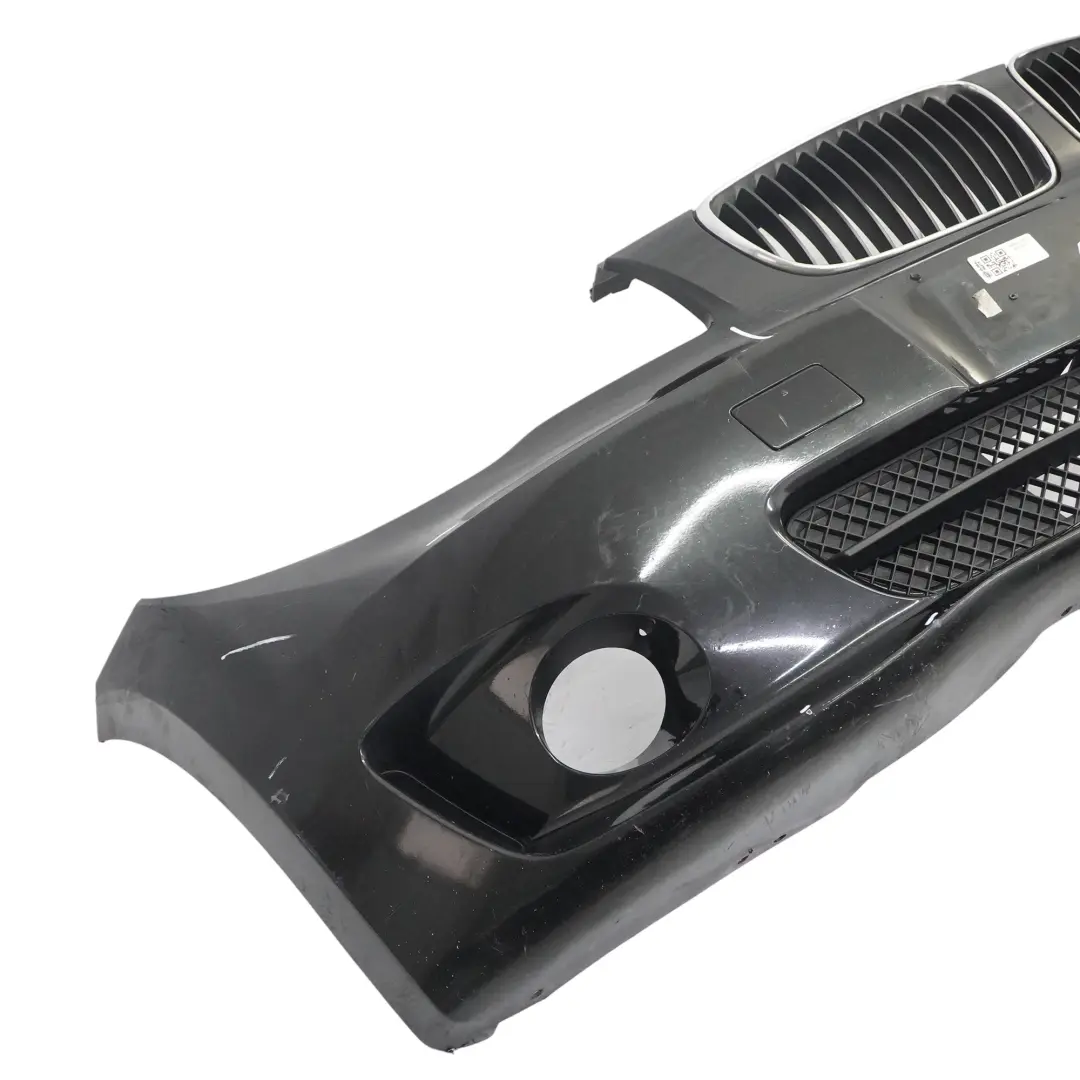  Front Bumper BMW E81 E87 M Sport Aerokit Trim Panel Black Sapphire - 475 - SKU 0445637-BS - Part number 0445637