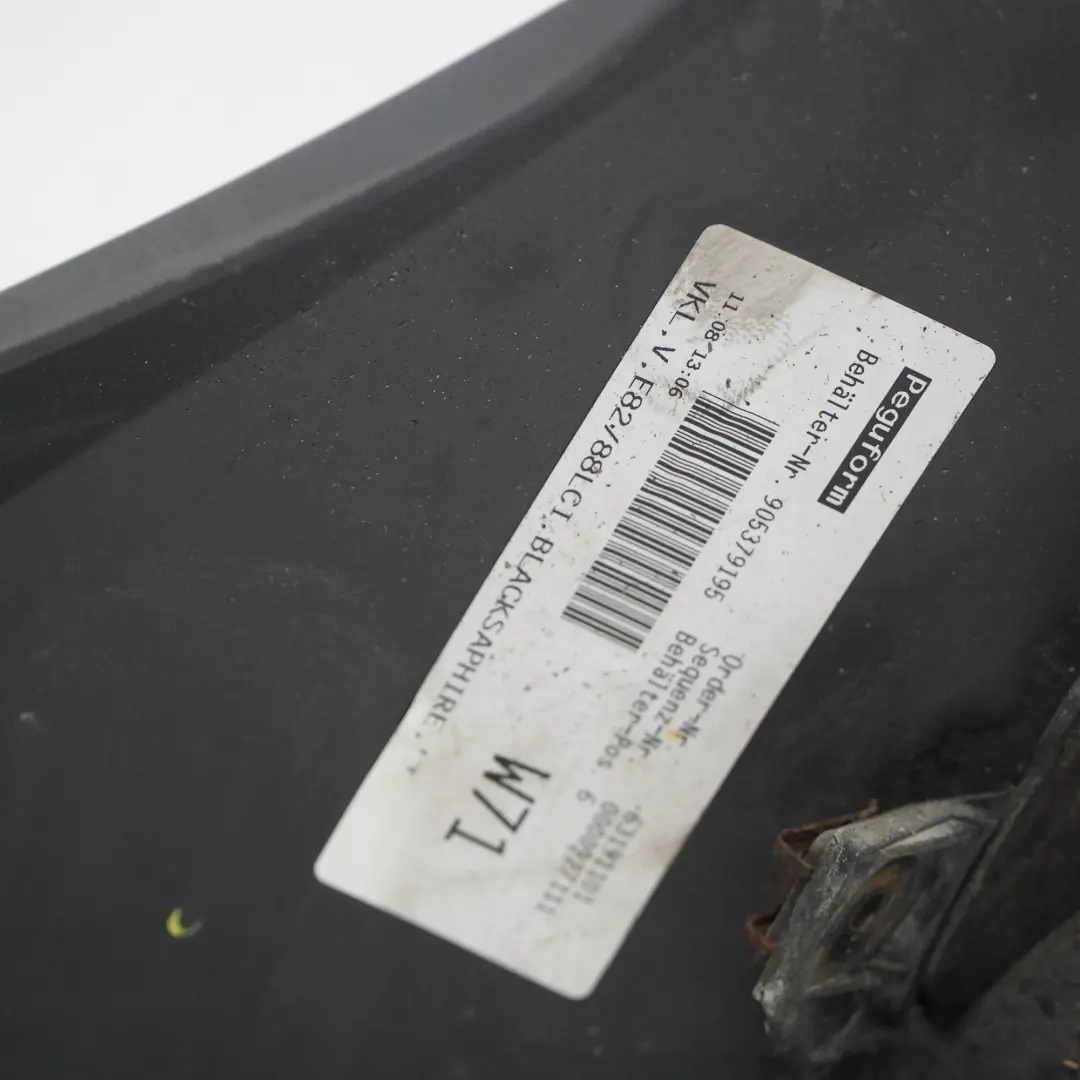  Front Bumper BMW E81 E87 M Sport Aerokit Trim Panel Black Sapphire - 475 - SKU 0445637-BS - Part number 0445637