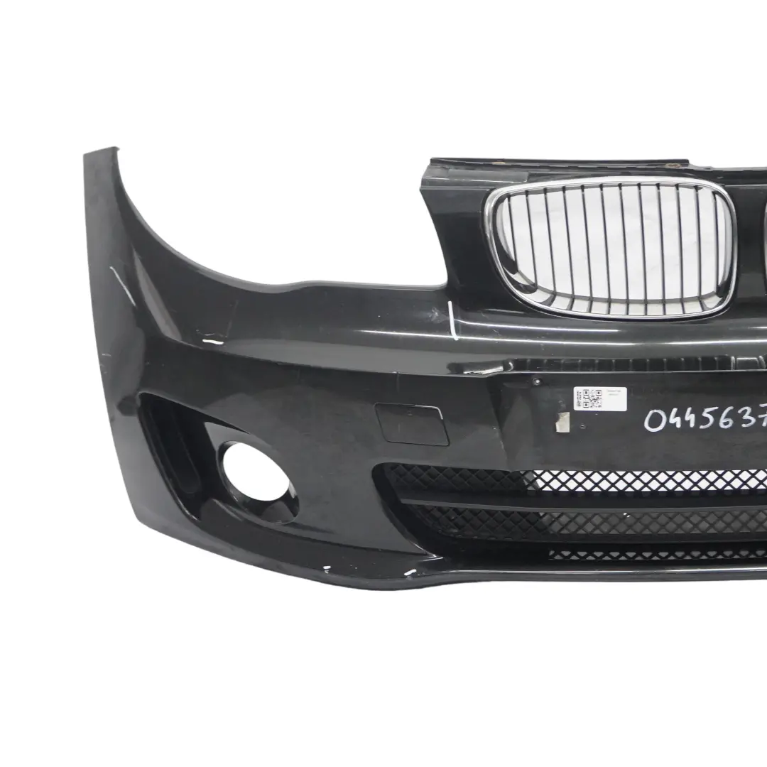 BMW E81 E87 Zderzak Przedni Aerokit M-Pakiet Black Sapphire Metalik - 475 - SKU 0445637-BS - Numer Części 0445637