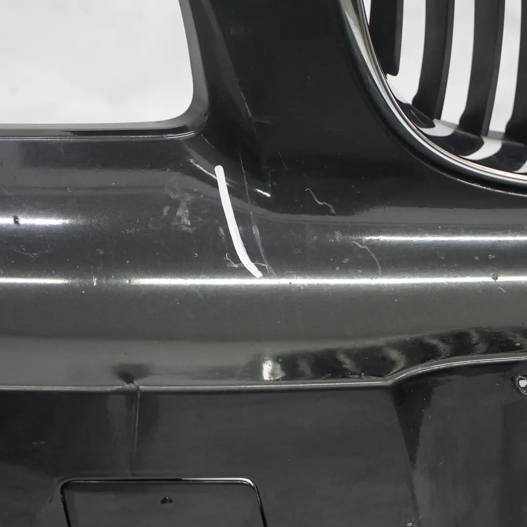  Front Bumper BMW E81 E87 M Sport Aerokit Trim Panel Black Sapphire - 475 - SKU 0445637-BS - Part number 0445637