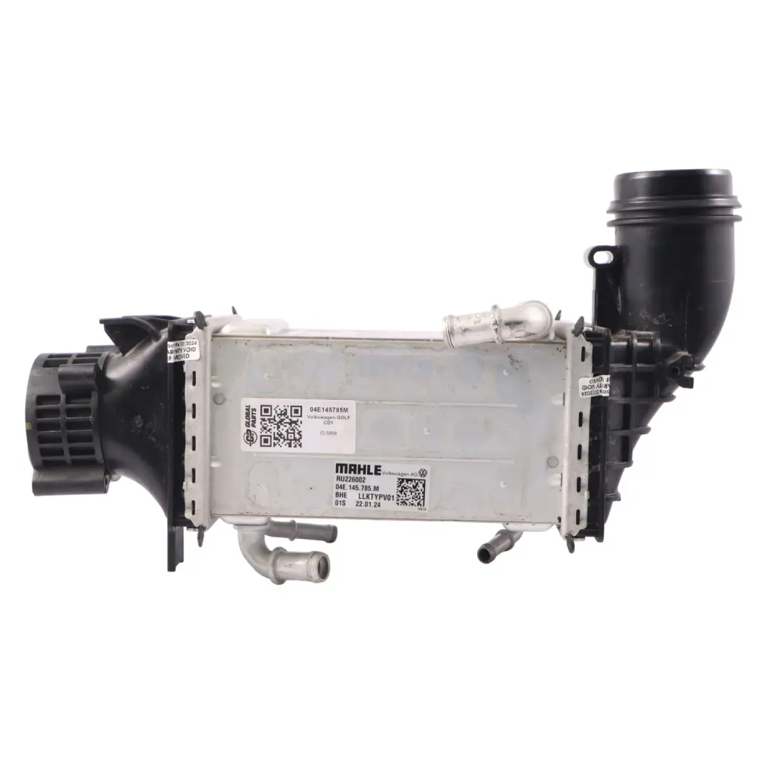 DFYA Intercooler per VW Volkswagen Golf 8 1.5 eTSI con numero di parte 04E145785M VW Volkswagen Golf 8 1.5 eTSI DFYA Intercooler - SKU 04E145785M - Numero di parte 04E145785M