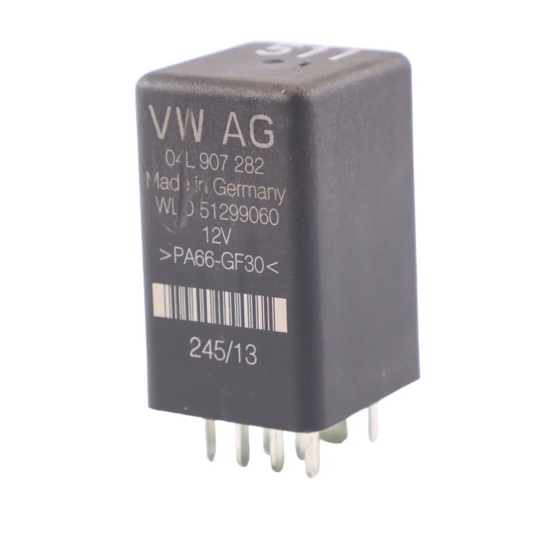 Glühkerzenrelais Schwarz 511 9 Pins für VW Volkswagen Audi Seat Skoda mit Teilenummer 04L907282 VW Volkswagen Audi Seat Skoda Glühkerzenrelais Schwarz 511 9 Pins - SKU 04L907282 - Teilenummer 04L907282