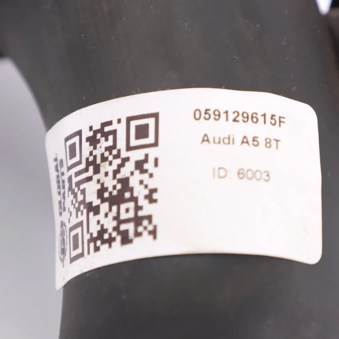 Tubo Aspirazione Dell'aria Linea Tubi per Audi A5 8T con numero di parte 059129615F Audi A5 8T Tubo Aspirazione Dell'aria Linea Tubi - SKU 059129615F - Numero di parte 059129615F