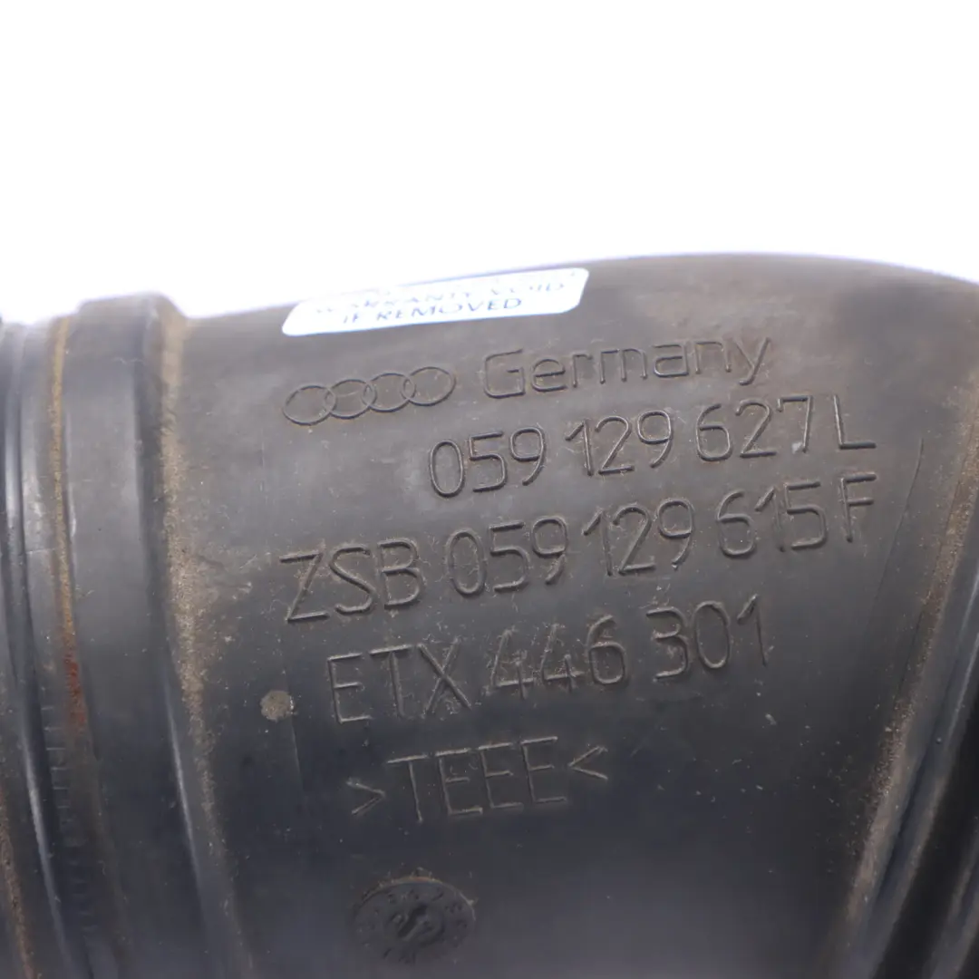 Tubo de Admisión de Aire Línea de Manguera para Audi A5 8T con número de pieza 059129615F Audi A5 8T Tubo de Admisión de Aire Línea de Manguera - SKU 059129615F - Número de pieza 059129615F