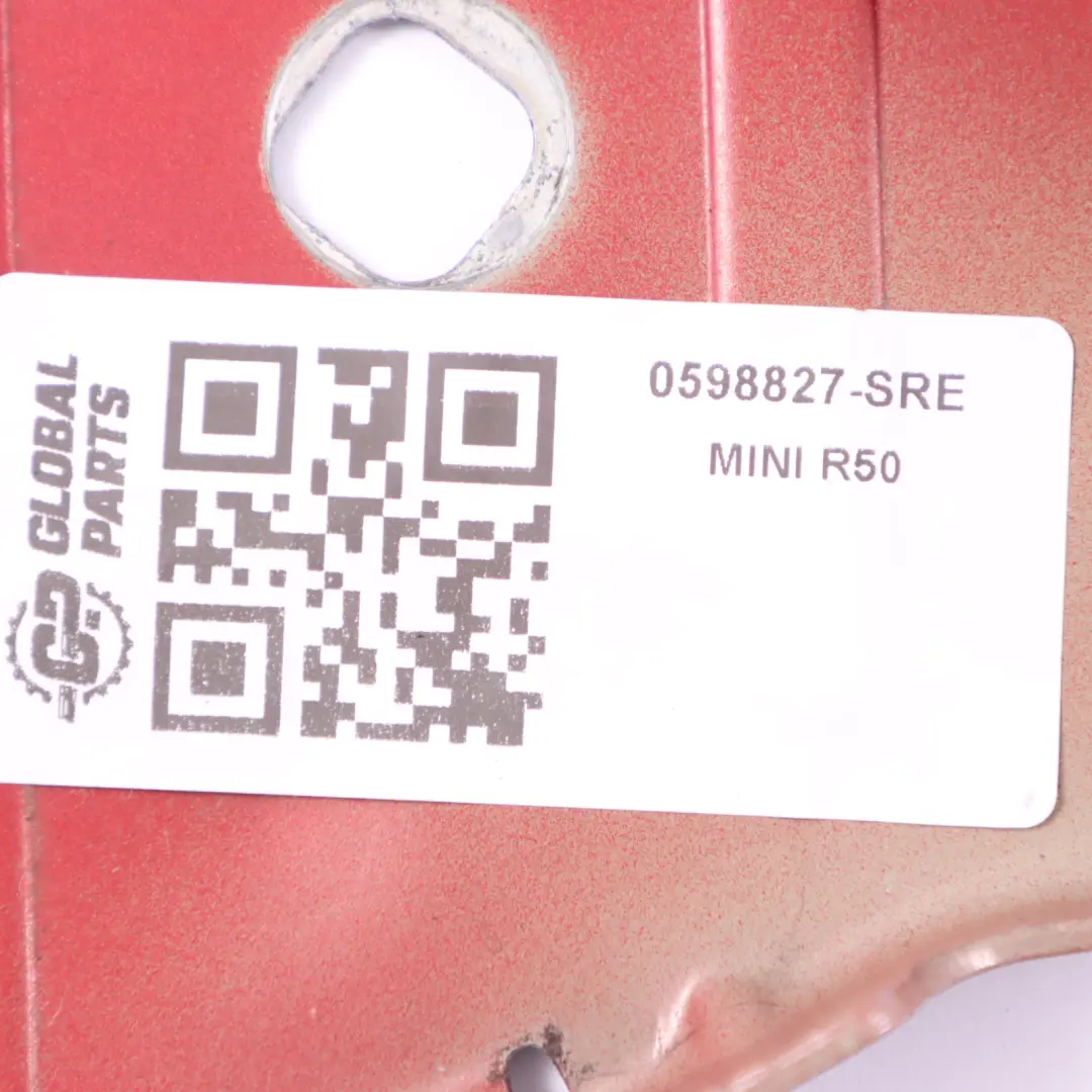 Mini Cooper One 2 R50 R52 R53 Destra Motore Cappuccio Bonnet Rosso Solare - A47 - SKU 0598827-SRE - Numero di parte 0598827