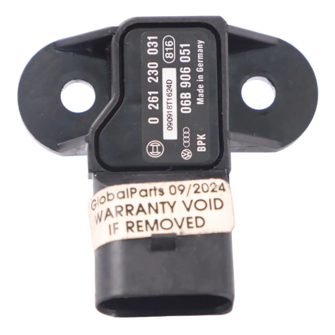 Volkswagen Polo 6R Sensor de mapa presión colector admisión - SKU 06B906051 - Número de pieza 06B906051