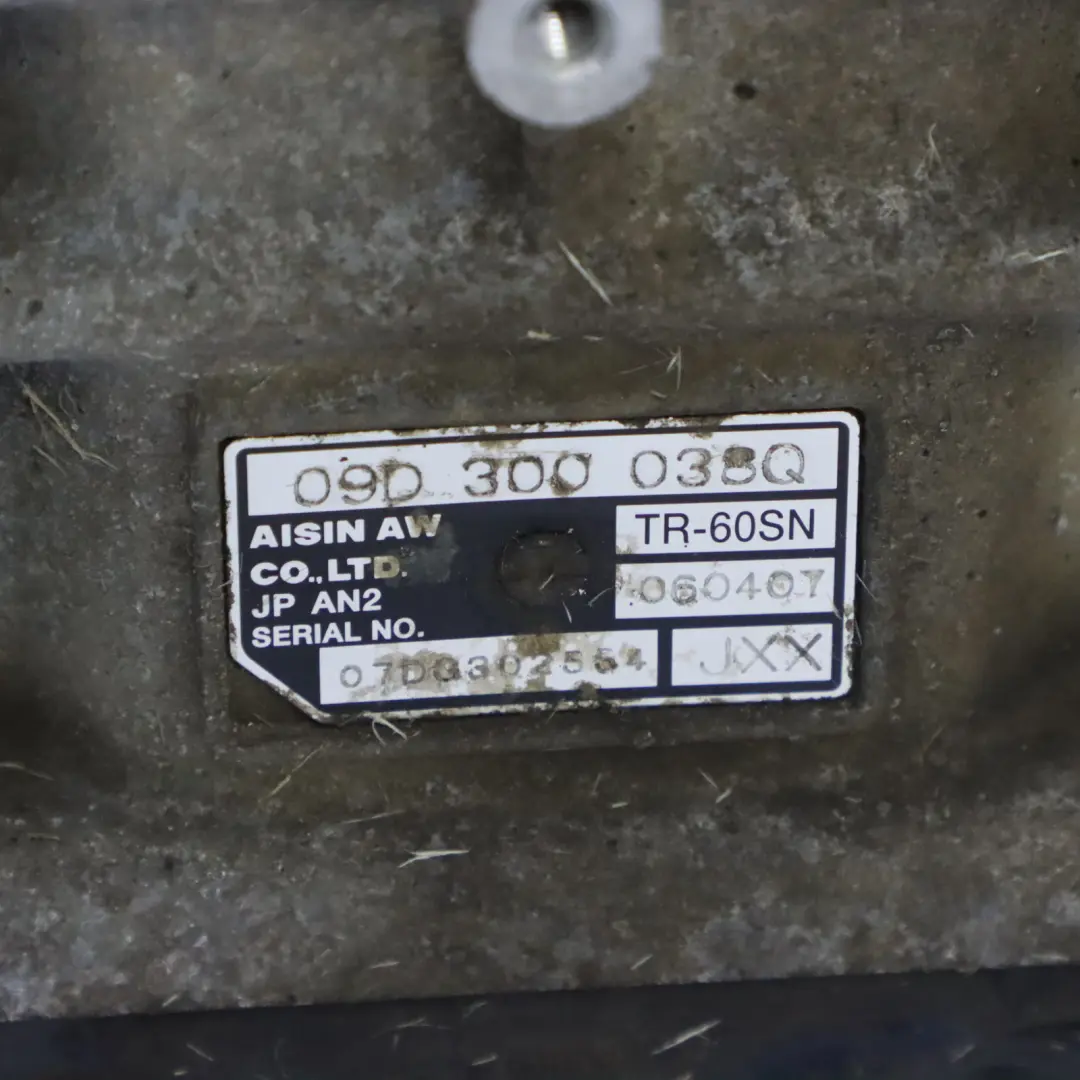 Boîte Vitesses Automatique JXX GARANTIE pour Audi Q7 4L 3.0 TDI Quattro à propos du numéro de pièce 09D300038Q Audi Q7 4L 3.0 TDI Quattro Boîte Vitesses Automatique JXX GARANTIE - SKU 09D300038Q - Numéro de pièce 09D300038Q